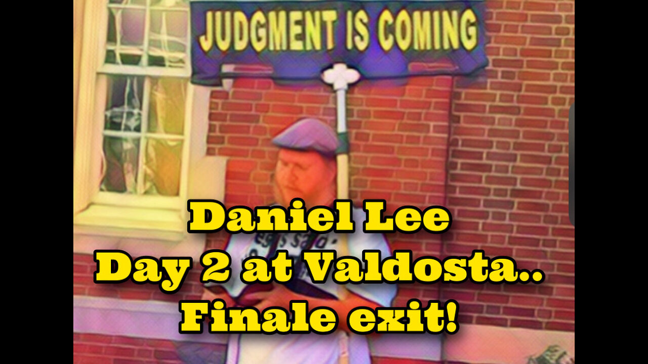 Daniel Lee Day 2 at Valdosta.. finale exit!!