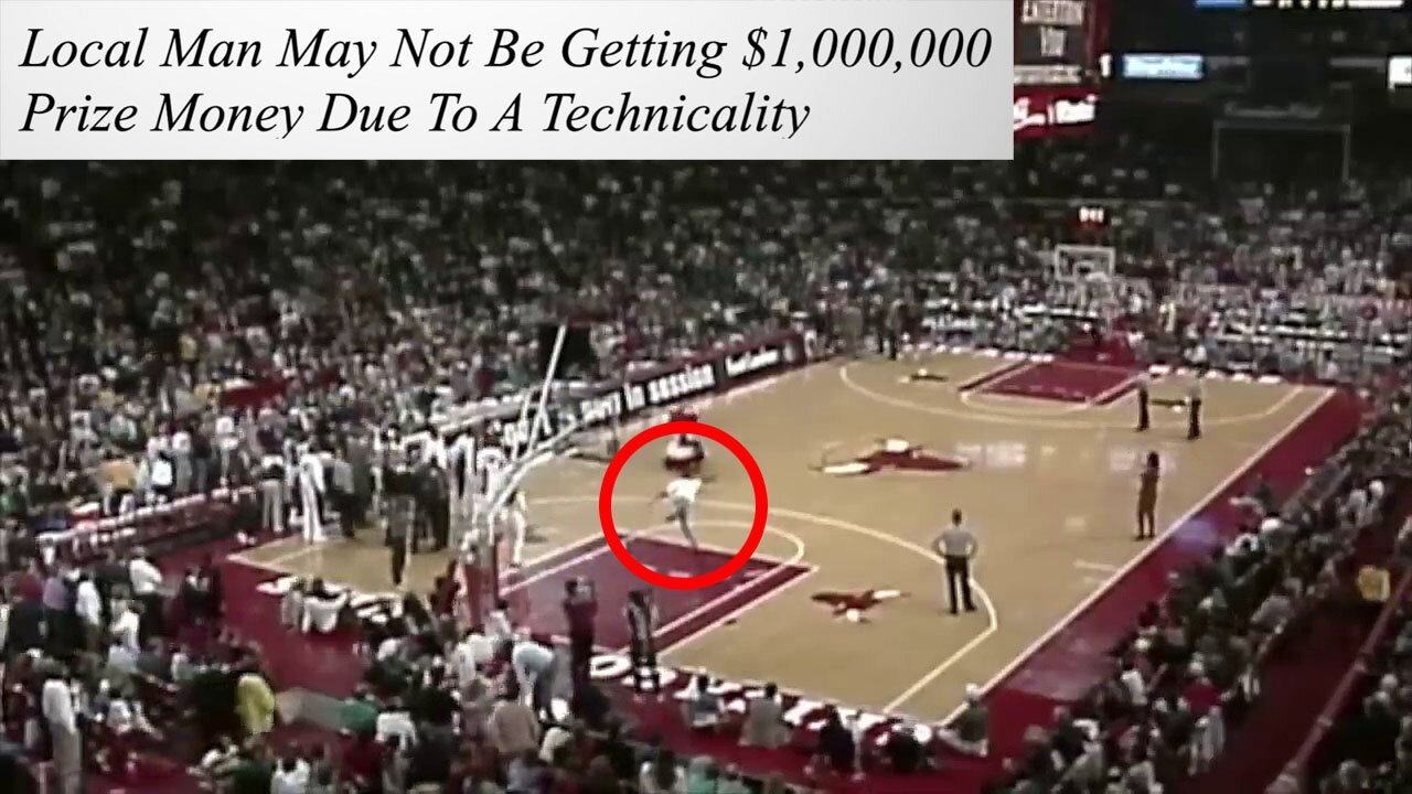 The Fan Who Made A 3/4th's Court 'Million Dollar Shot'... But They Didn't Want To Pay Him 🏀🤑