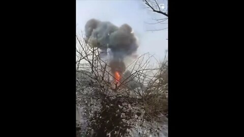 THE MOMENT OF THE TANK EXPLOSION! RUSSIA UKRAINE WAR!
