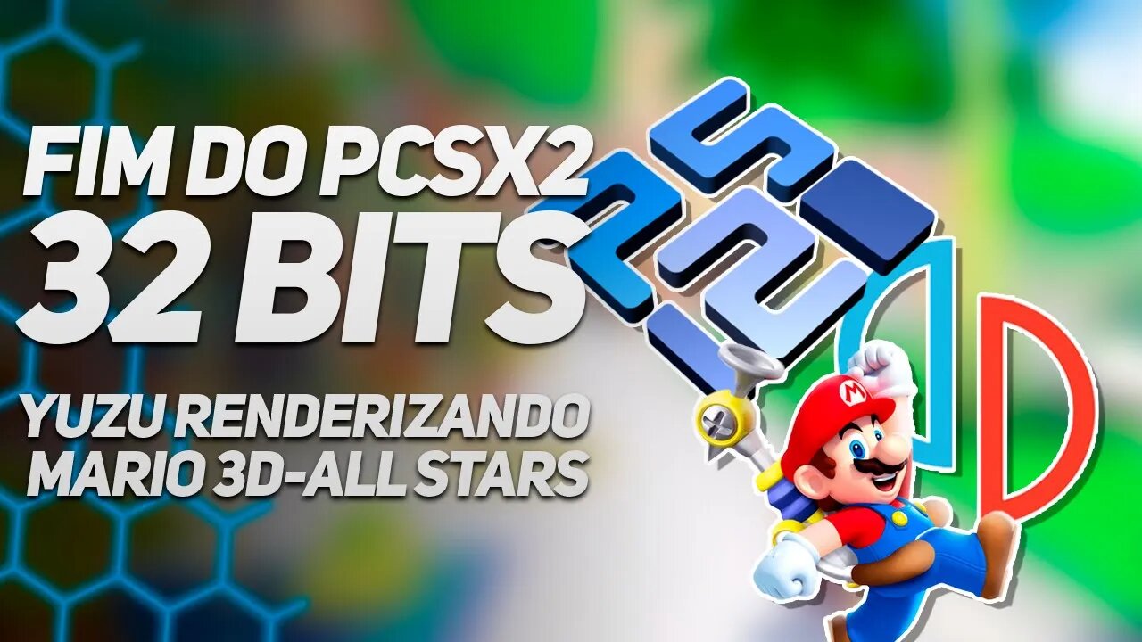 FIM DO PCSX2 32 BITS! | YUZU RENDERIZANDO Super Mario Galaxy e Sunshine