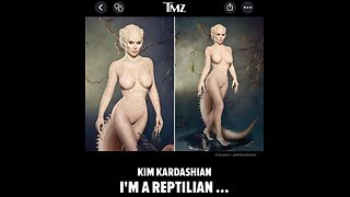 IN PLAIN SIGHT - Kim Kardashian Dress Up as a Reptilian for Halloween...