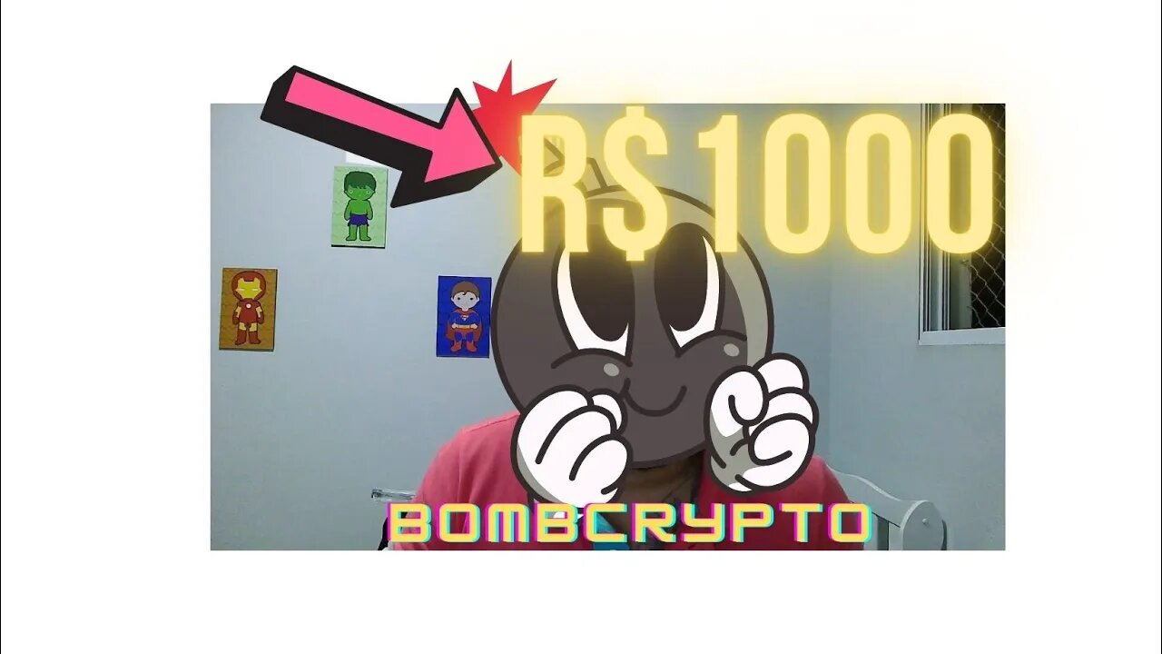Ganhando R$1000 a R$10.000 por mes jogando de inicio Bombcrypto