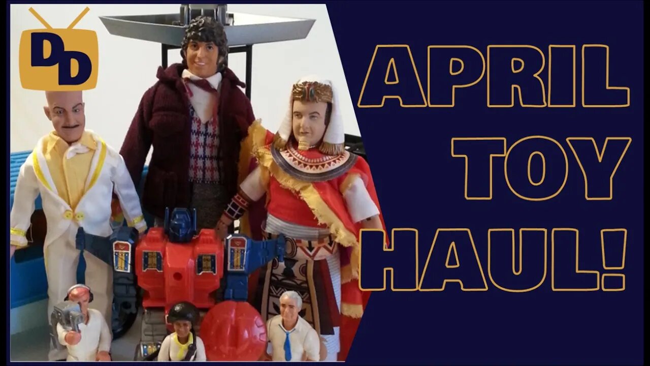 April Toy Haul | TV Action Team | Egghead and Tut | Knock-off Transformer | The . . . Doctor?