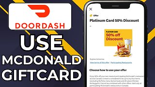 HOW TO USE MCDONALD'S GIFT CARD ON DOORDASH