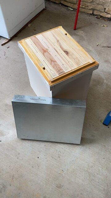 Preparing safe swarm traps, for bees that get evicted to have new home in.