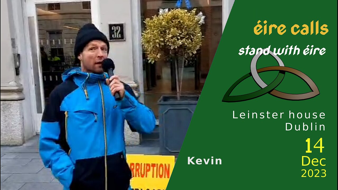 Kevin - éire calls, Leinster House, 14 Dec 2023