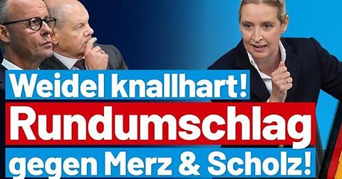 Merz stinksauer: Alice Weidel AfD rechnet knallhart mit der CDU ab!