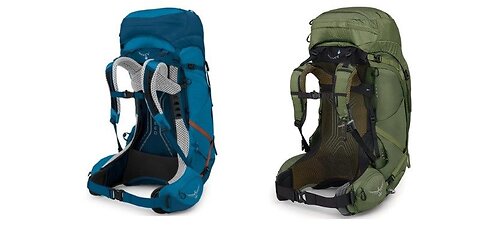 Osprey Atmos & Aura AG LT vs Standard Osprey Atmos & Aura AG Packs