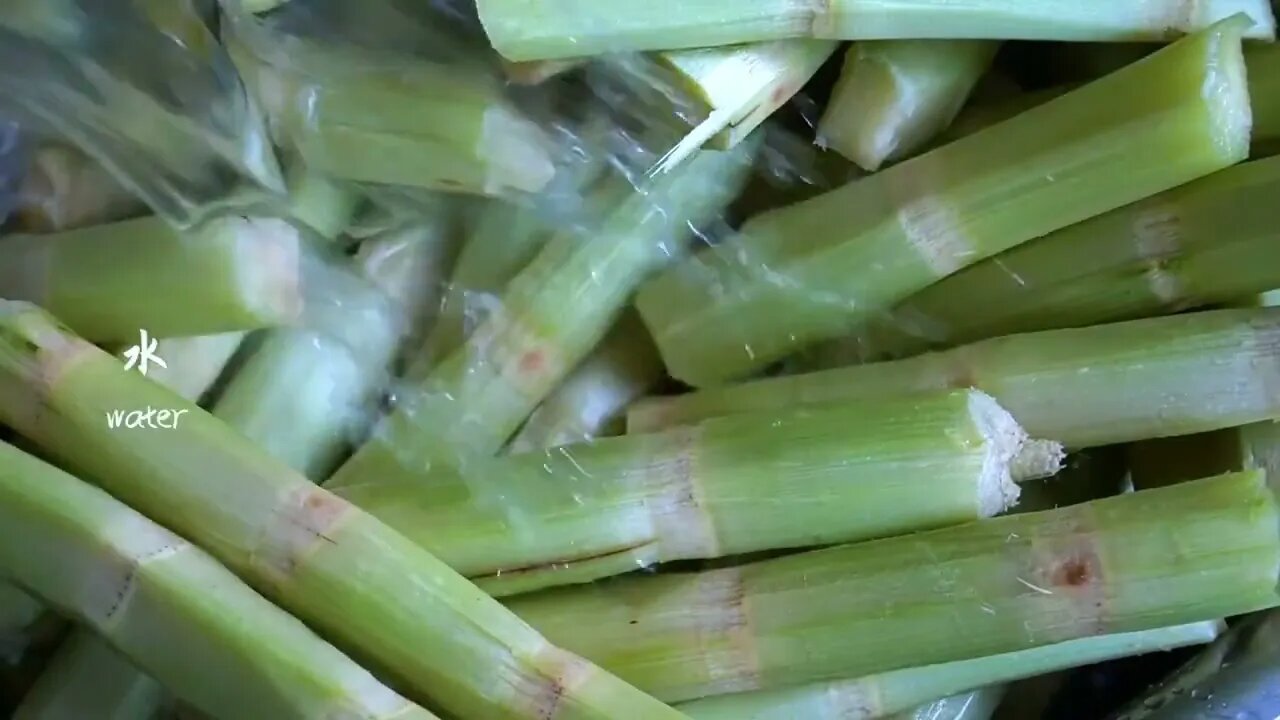 Sugarcane how to do sugar, with 3 hours to boil out 8 catties of sugar, look very simple /8
