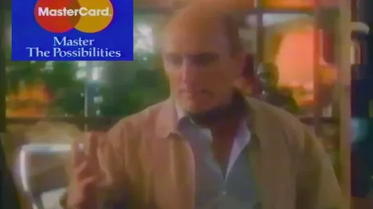 "Worlds Angriest Man" Confusing 80's Mastercard Commercial (1986)