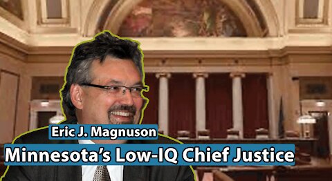 Eric J. Magnuson - Minnesota's Low-IQ Chief Justice