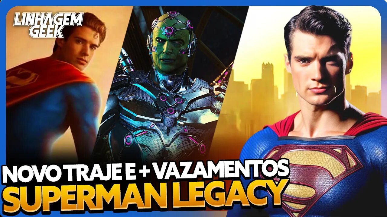 NOVO TRAJE E VISUAL DO SUPERMAN LEGACY