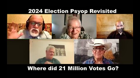 Jim Fetzer Victor Hugo Joachim Hagopian Russell Winter Michael McKibben 2024 Rigged Election Psyop