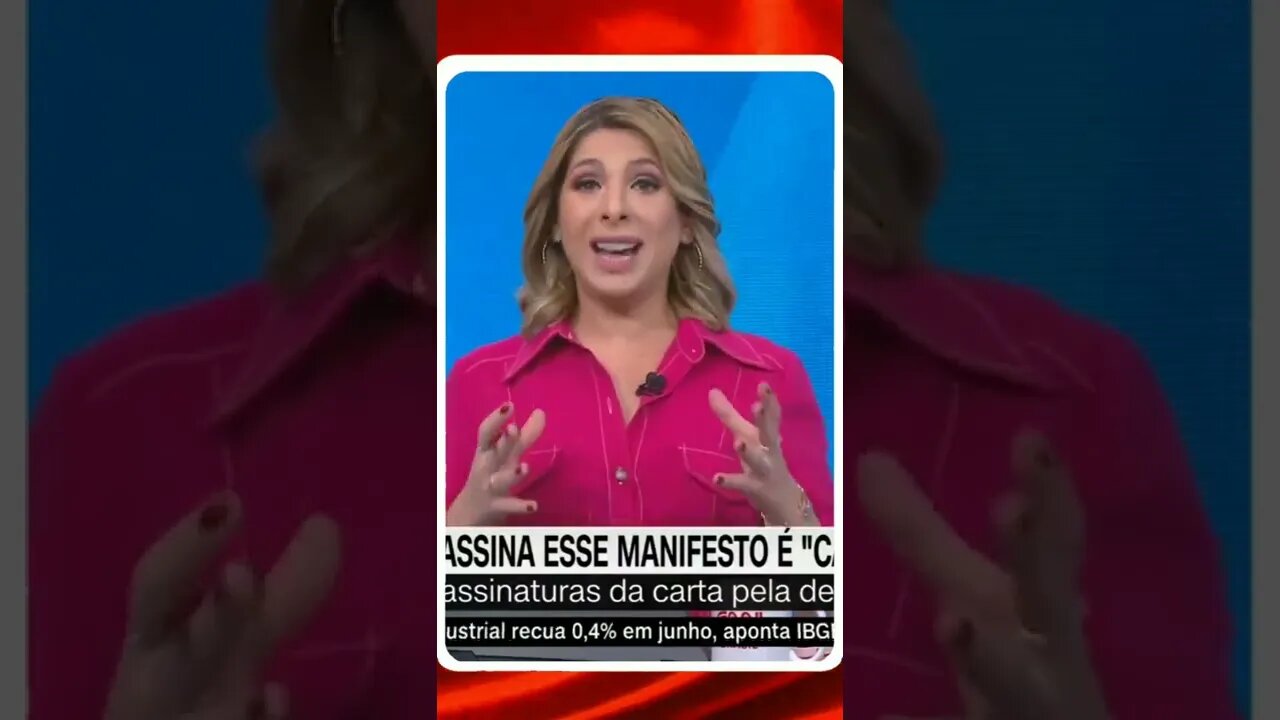 Bolsonaro: Quem assina esse manifesto é “cara de pau” | @SHORTS CNN