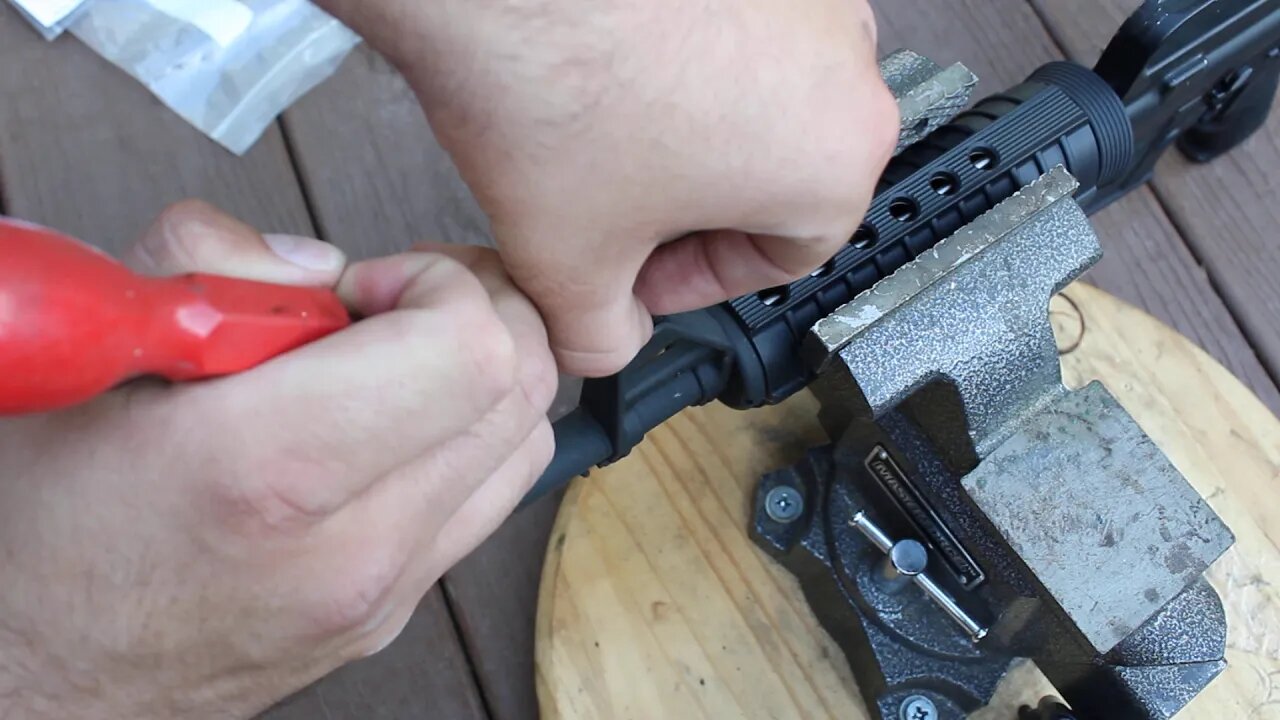 Budget RO727 Clone Build Part 3 - Front Sight Post Install