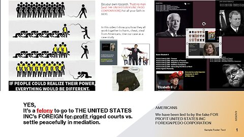 As per requested: YES GOING TO COURT IS A FELONY WHEN YOU CAN SETTLE PEACEFULLY IN MEDIATION