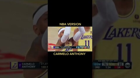 Carmelo's FAKE FREE THROW