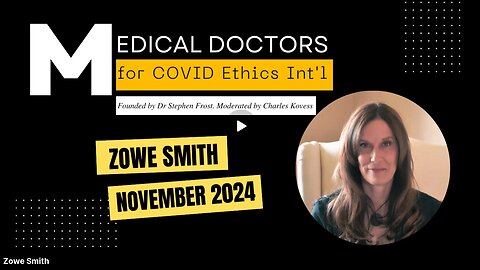 Zowe Smith Joins Medical Doctors fo COVID Ethics