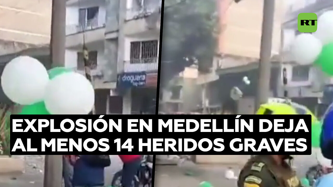 Al menos 14 heridos tras una explosión en un local comercial en Colombia