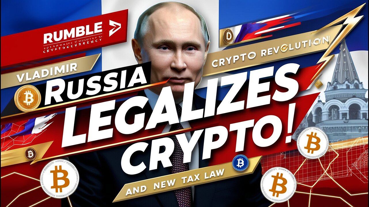 🇷🇺💥 Russia Goes All-In on Crypto! Putin Approves New Crypto Tax Law & Bitcoin Mining Legalized! 🚀💰