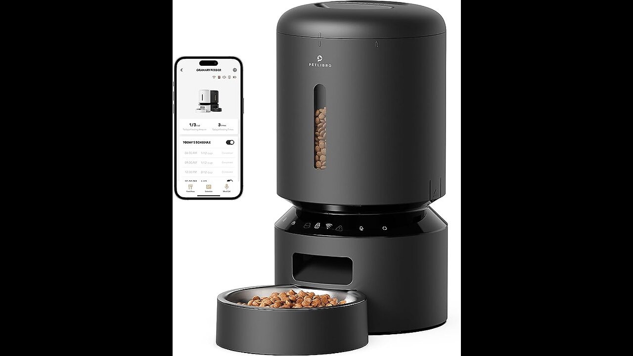 PETLIBRO Automatic Cat Feeder, 5G WiFi Pet Feeder with APP Contood, 5L Automatic Cat & dog Food.