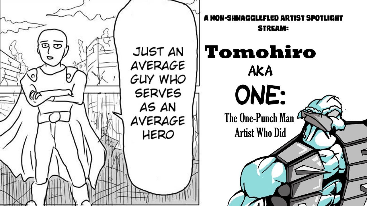 Tomohiro aka One, and the One-Punch Man Artist Who Did #onepunchman #mangá #mangaart