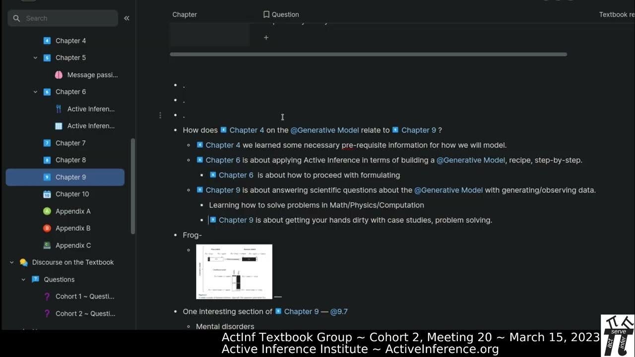 ActInf Textbook Group ~ Cohort 2 ~ Meeting 20 (Chapter 9, part 1)