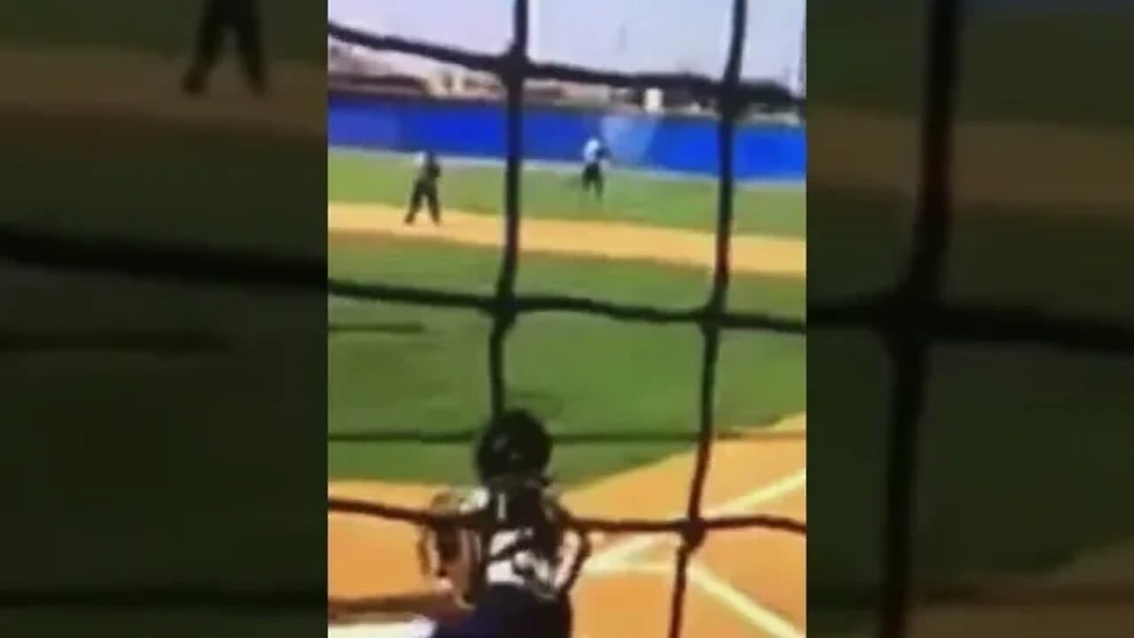 8 year old makes game saving catch!!! #shorts