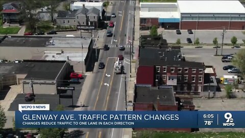 Drivers get accustomed to Glenway Avenue traffic changes