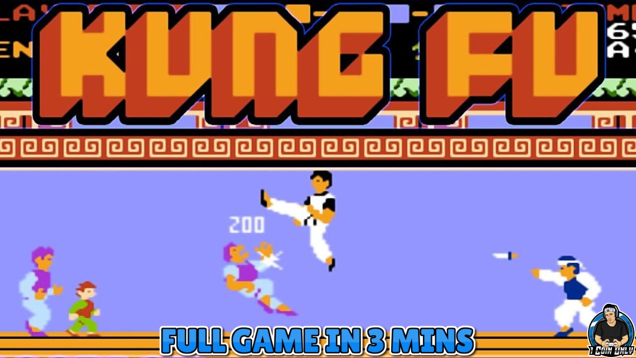 Kung Fu (NES) - Full Game in 3 Minutes