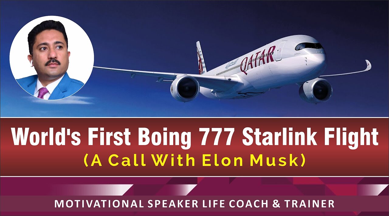 World's first Boeing 777 flight with Star link internet