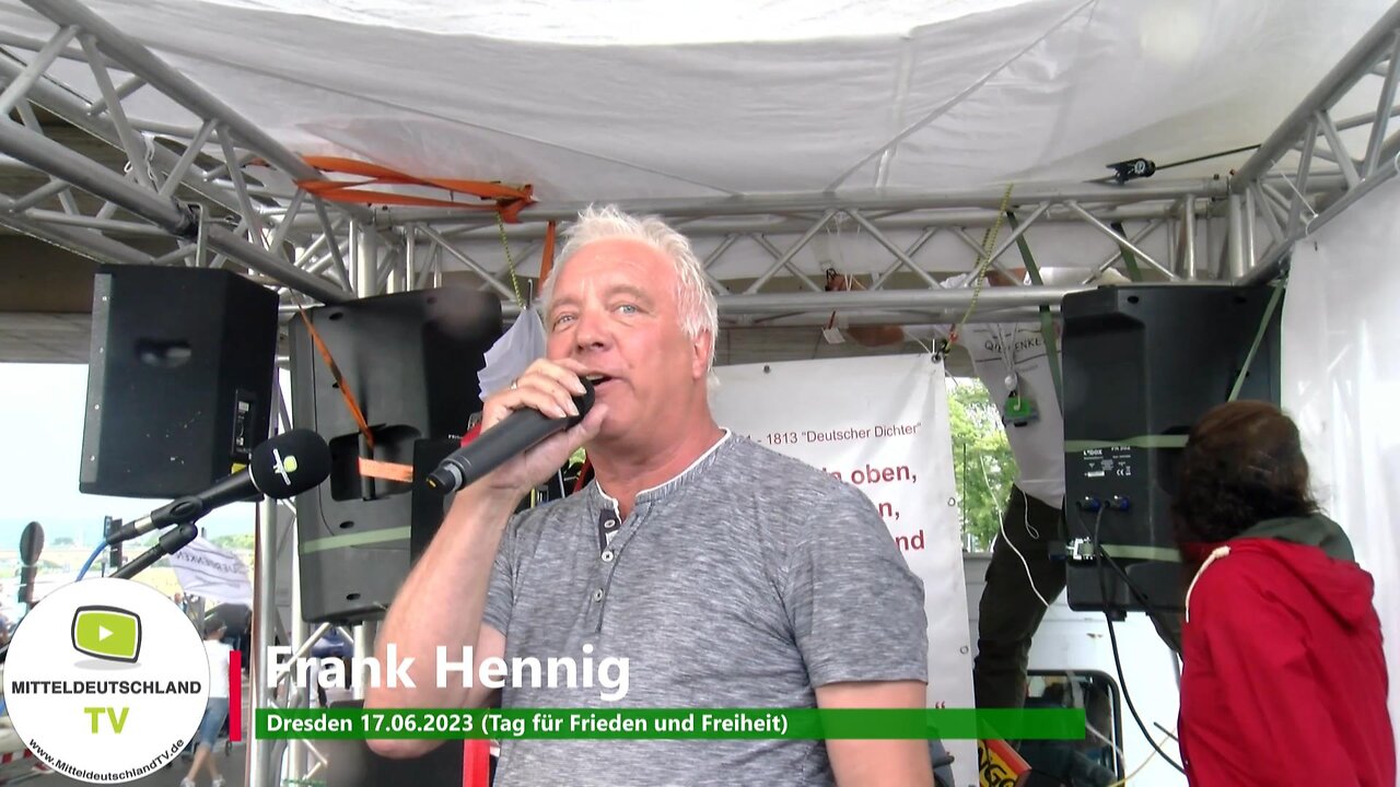 Frank Hennig (Dresden 17.06.2023) Tag für Frieden und Freiheit