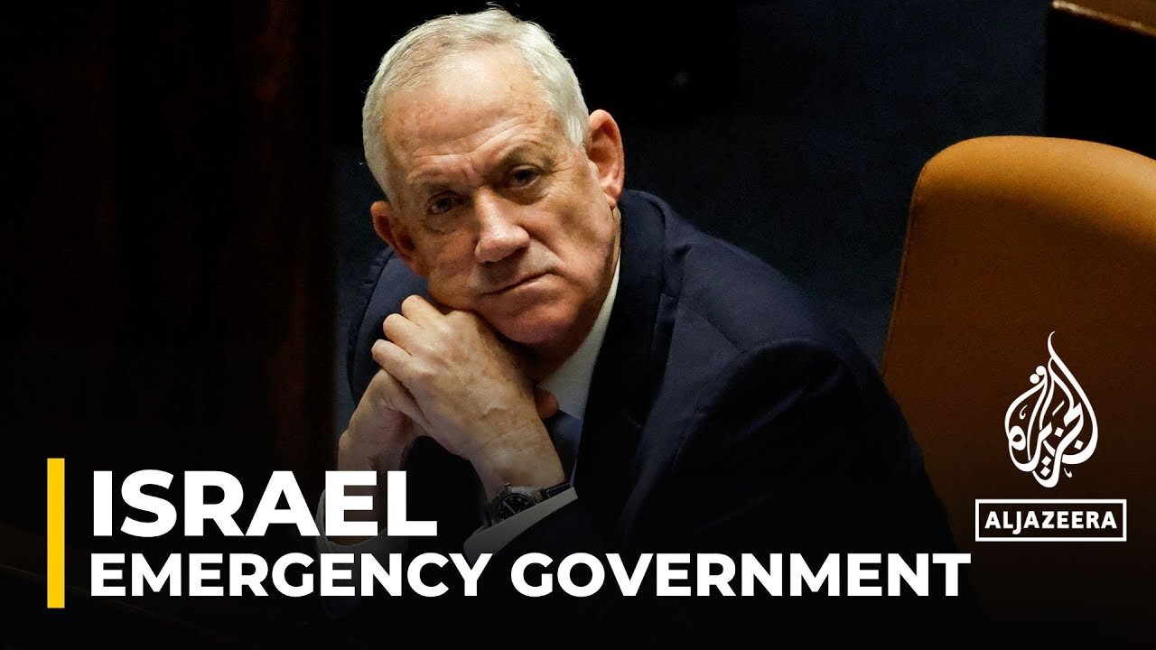 A deal has been reached in Israel to form a unity government as bombardment of Gaza continues