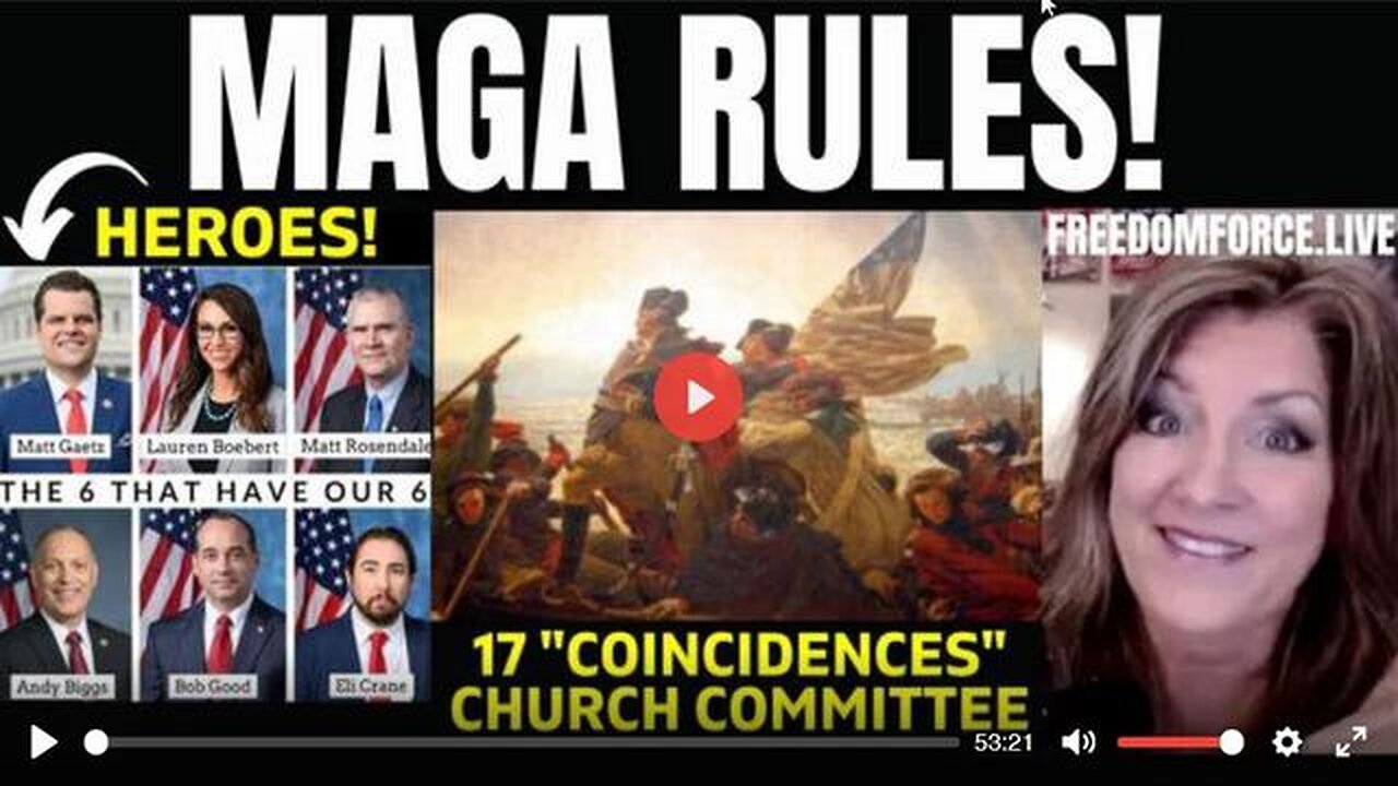 MELISSA REDPILL: MAGA RULES, CHURCH COMMITTEE, SPEAKER TRUMP, FALL OF THE CABAL -JERICHO 1-8-23