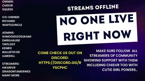 AlloyXuast Streamers Lists - Streamers Offline Fallback