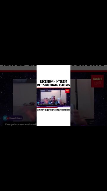 Recession - interest rates go down? #shorts