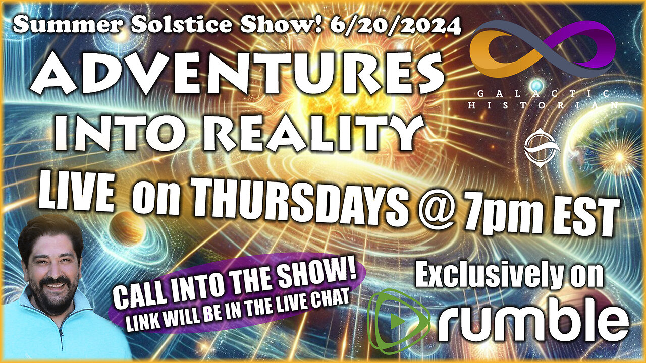 Summer Solstice 2024 Adventures Into Reality call-in show with Andrew Bartzis!