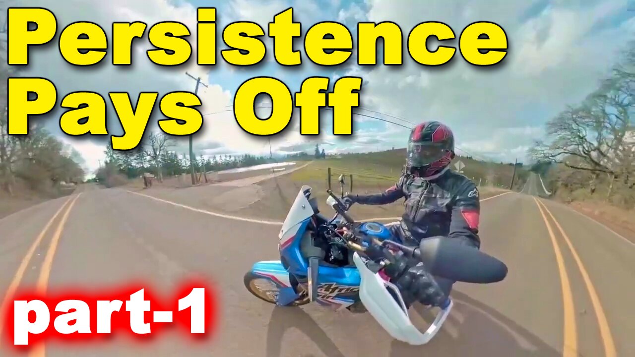 Persistence Pays Off | part-1 | Africa Twin motovlog | CRF1000L | ADV Bike | Oregon