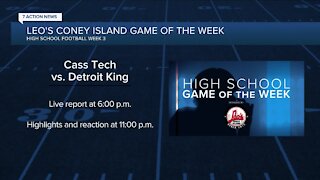 Cass Tech vs. Detroit King selected as WXYZ Leo's Coney Island Game of the Week