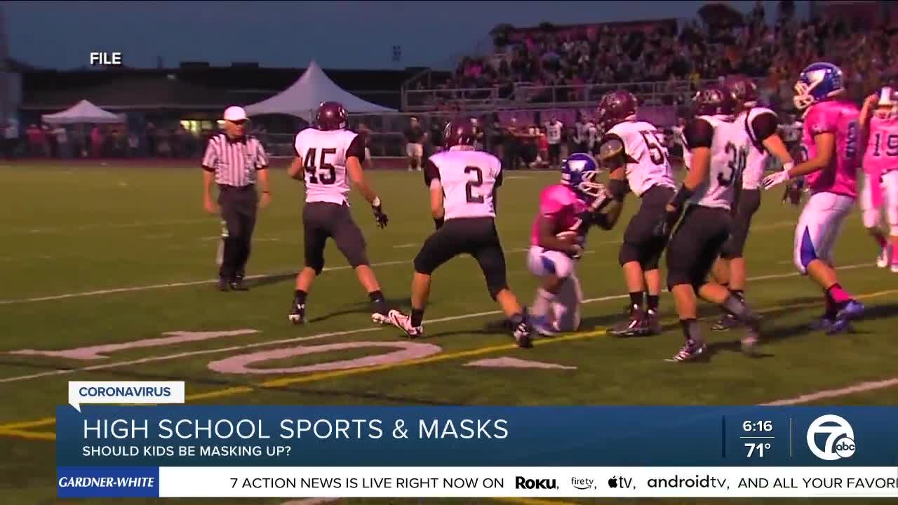 High school sports and masks: Should kids be masking up?