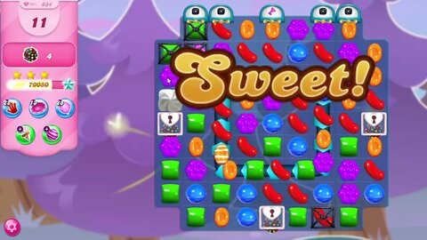 Candy Crush Saga Level 834