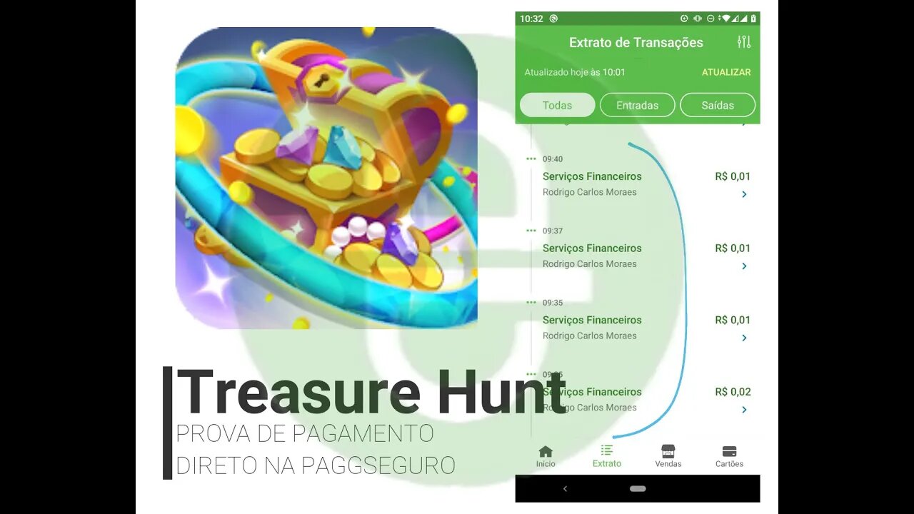 Prova de pagamento - APP - Jogo - TreasureHunt