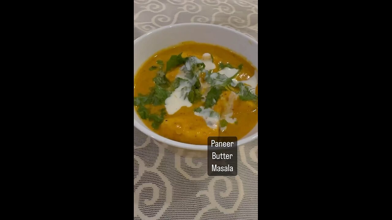 Paneer butter masala