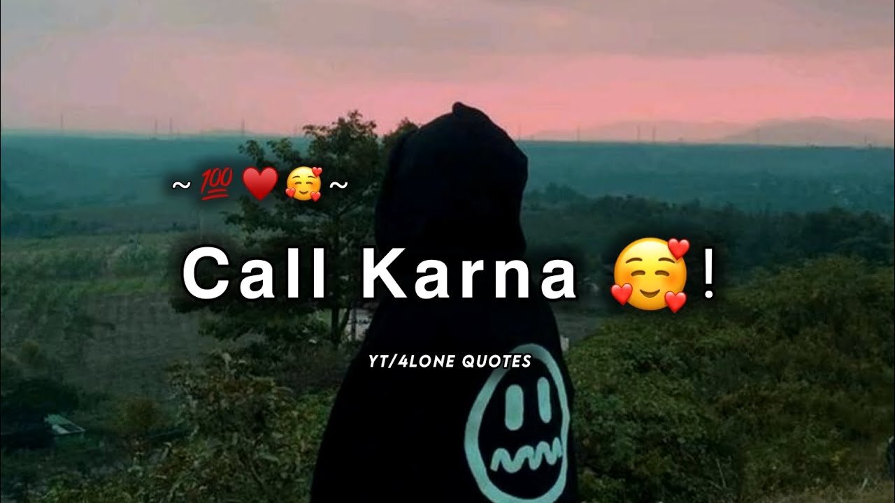 Call karna 🥰! 💔Sad WhatsApp status😥 Mood off Status😔 Very sad shayari status🥀Alone boy status