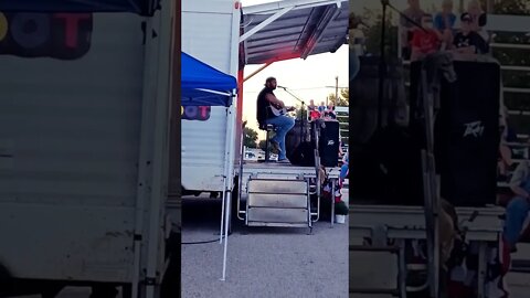 Jake Hoot Sings in Small town America
