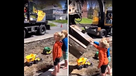 The skill of this machine operator makes a child's day