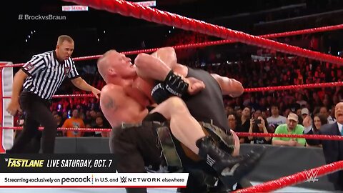 wwe full match brock Lesnar vs brown stroman