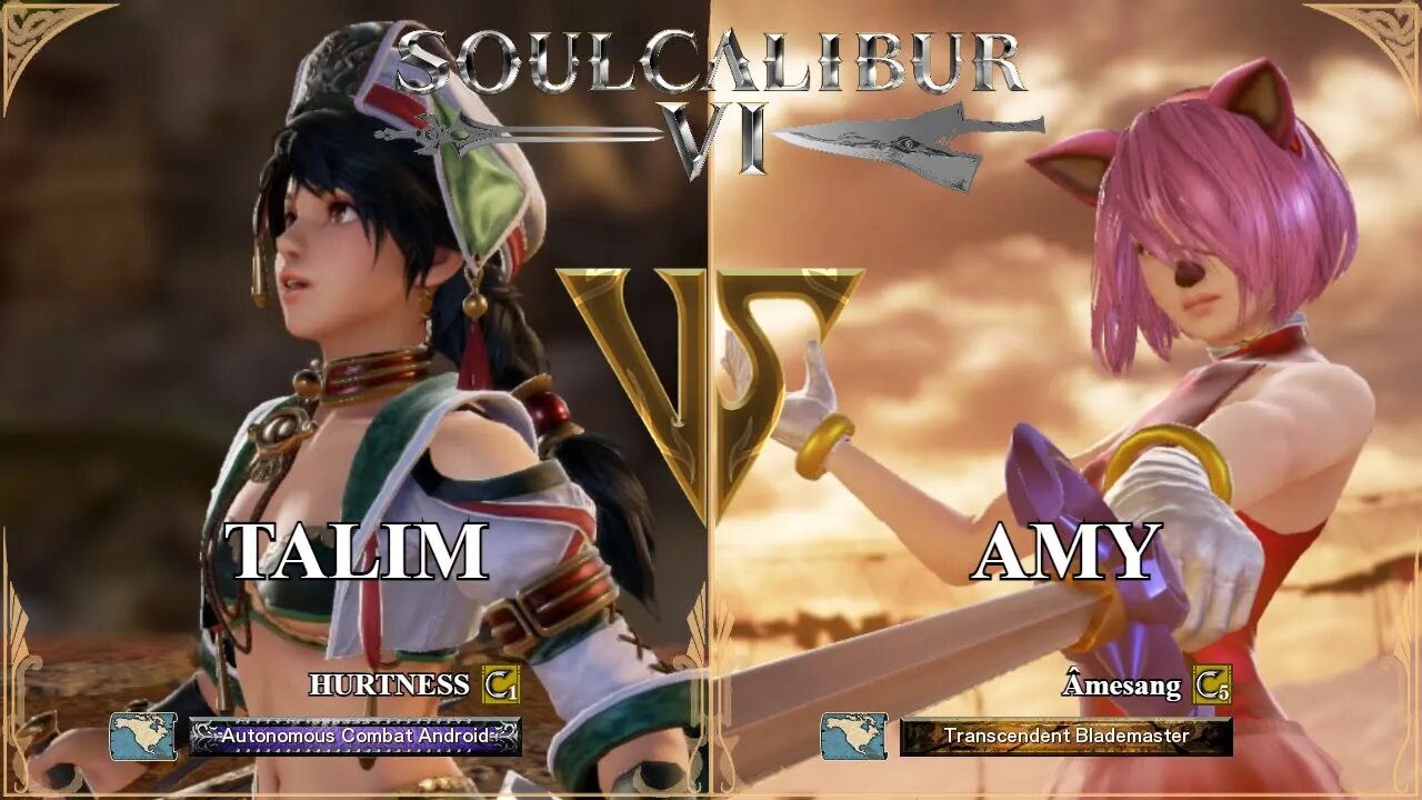 Talim (HURTNESS) VS Amy (Âmesang) (SoulCalibur™ VI: Online)