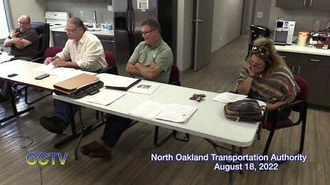 North Oakland Transportation Authority 8/18/22