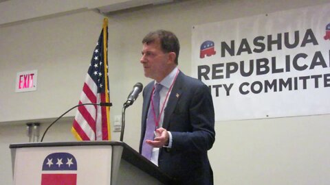 2018 Nashua GOP Steak Out Stewart Levenson Candidate NH 2